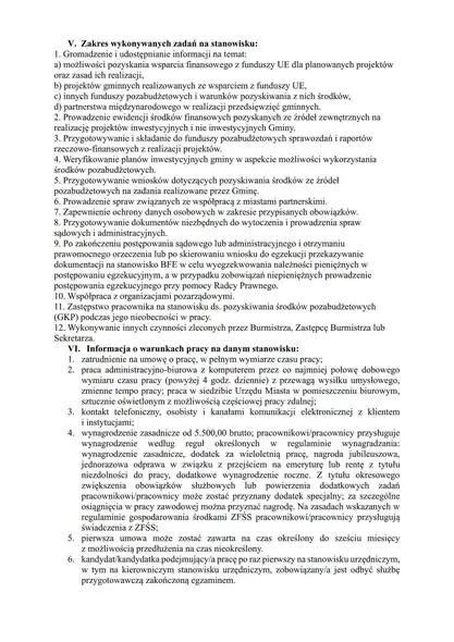 Krynica Morska szuka specjalisty od pozyskiwania środków pozabudżetowych